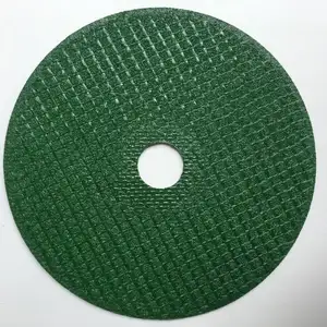 부티크 유형 5 인치 녹색 스테인레스 스틸 금속 절단 디스크 125*1.3*22.23mm OEM 알루미늄 산화물 연마제로 사용자 정의 가능