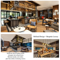 Ensembles de meubles de restaurant en gros, mobilier commercial de luxe, mobilier d'hôtel moderne sur mesure, tables et chaises de salle à manger, ensemble complet