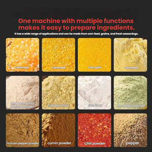 Moulin à <span class=keywords><strong>grains</strong></span> électrique commercial, moteur 5,5 kW, poudre fine pour boulangerie et traitement des céréales complètes - Product Image 5