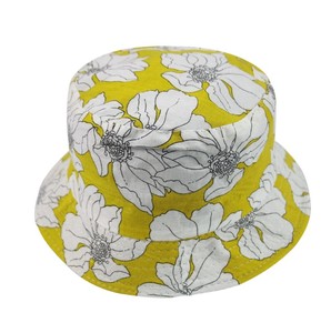 Made in China High Quality Reversible 100% Cotton <strong>Navy</strong> Blue Flowered <strong>Bucket</strong> <strong>Hat</strong> for Summer - Product Image 3