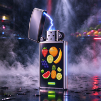 Briquet électronique automatique vintage jetable USB personnalisé ODM UE avec recharge de 1-6ml/2g et chargement Type-C AU DE