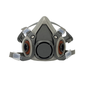 Máscara de Gas de Silicona Certificada CE, Modelo 6200, con Doble Filtro Reemplazable, Respirador Químico para Pintura y Barnizado - Product Image 1