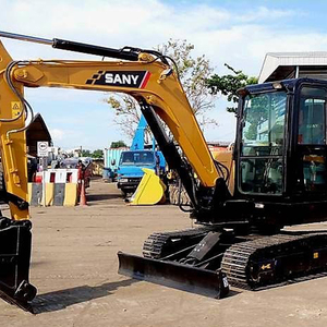 90% Nueva excavadora de orugas Sany SY55 usada Original de China con componente central a la venta en Shanghai - Product Image 3