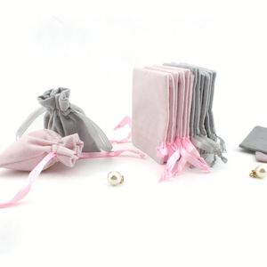 Sac à cordon noir recyclable personnalisé avec logo imprimé, pochette en velours pour bijoux, cadeaux et artisanat – Offre Spéciale - Product Image 3