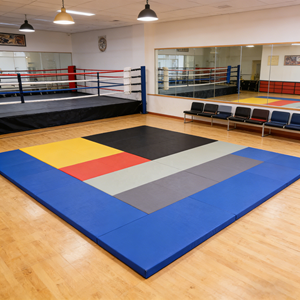 Tapis de judo en coton compressé haute densité de 4 cm <span class=keywords><strong>d</strong></span>'épaisseur, antidérapant, pour entraînement, compétition, Tkd, karaté, MMA, boxe, grappling samouraï - Product Image 1