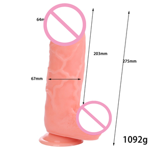 10 pouces réaliste gros gode pour les femmes Masturbation PVC pénis produits pour adultes hommes jouets sexuels Silicone gode Dick <span class=keywords><strong>Sexy</strong></span> poupée - Product Image 2