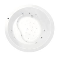 Baignoire en plexiglas acrylique pour adultes, grande taille, bain pour 4 personnes, massage, autoportant, moderne, pour l'extérieur