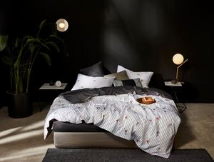 New <strong>Design</strong> Floral <strong>Printed</strong> 100% Cotton <strong>Bedsheet</strong> Duvet Cover <strong>Set</strong> 300TC for Home Use Bedroom Decor 3pcs with Stitching Technics - Product Image 5
