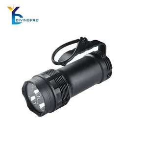 Lámpara de buceo impermeable de alta potencia XM-L T6, luz LED brillante para buceo