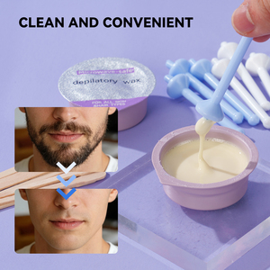 Kit de cire dépilatoire pour le <span class=keywords><strong>nez</strong></span>, les oreilles <span class=keywords><strong>et</strong></span> les poils du visage, prix d'usine, compatible micro-ondes, cire chaude indolore <span class=keywords><strong>et</strong></span> hygiénique - Product Image 5