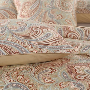 Bán Buôn Truyền Thống In Hình Học Duvet Bìa Vua Kích Thước Ai Cập Tấm Bông Bộ Đồ Giường Bộ - Product Image 3