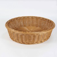 Panier de rangement multifonctionnel suspendu en rotin synthétique PP tressé, écologique, pour la maison, la cuisine, la salle de bain, la garde-robe, les outils