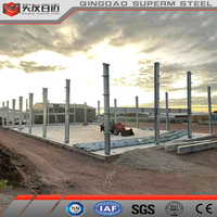 Kits de construction de bâtiments préfabriqués en acier galvanisé pour maison, hangar métallique et barndominium avec garage