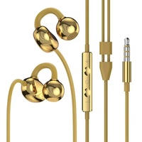 Écouteurs filaires argentés, écouteurs intra-auriculaires filaires Type C, écouteurs chromés, écouteurs argentés chromés, écouteurs intra-auriculaires chromés