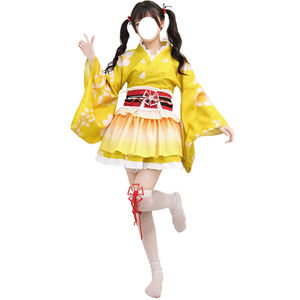 Costume de cosplay de scène de mode, robe kimono traditionnelle japonaise, anime Lovelive, Love Live pour femmes et filles, ensemble de robe - Product Image 5