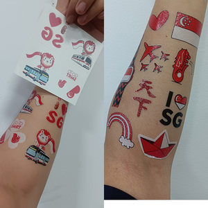 Fai il tuo Logo con la stampa del tatuaggio personalizzato adesivo temporaneo impermeabile per <span class=keywords><strong>tatuaggi</strong></span> - Product Image 2