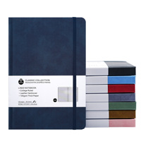 Bloc-notes promotionnel A5 en similicuir, reliure piquée à cheval, pour bureau, FY001, haute valeur esthétique, avec sangle transfrontalière et logo personnalisé