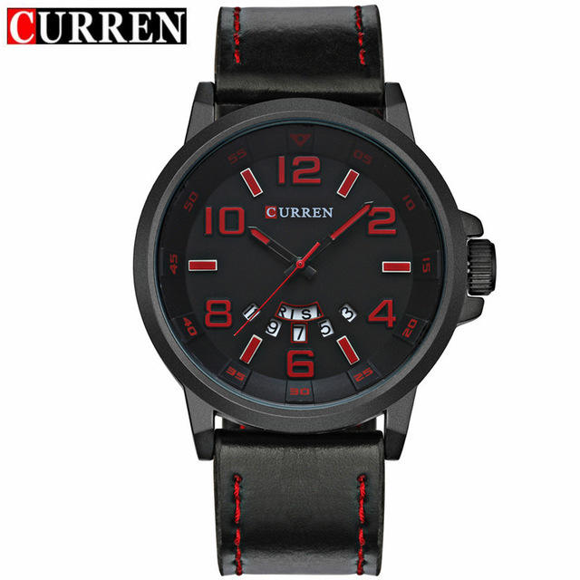 CURREN-reloj deportivo analógico de cuarzo para hombre, cronógrafo informal  a la moda, 8240