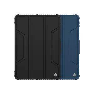 Xiaomi Pad 6 / Pad 6 Proケース用スライドカメラカバーとキックスタンド付きNillkin耐衝撃フリップカバー