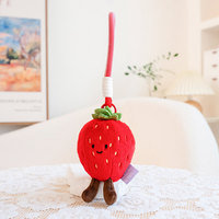 Jouets en peluche créatifs en forme de fruits (pomme, banane, fraise), mignons animaux en peluche doux pour machine à griffes