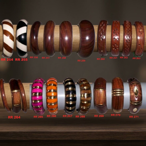 Pulseras Tradicionales Rajasthani de Resina de Marfil con Perlas y Diamantes en Forma de Bola para Mujer, Diseño Circular para Bodas y Fiestas BS - Product Image 1