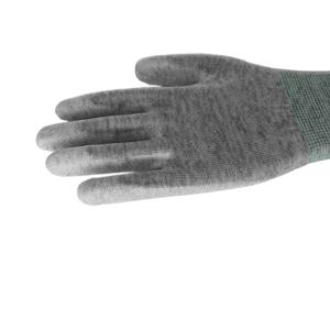 Guantes antiestáticos ESD con fibra de carbono de alta resistencia Guantes DE TRABAJO DE PU para construcción y reparación de PC - Product Image 5