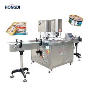 Machine de scellage sous vide automatique électrique de type traversant pour la mise en conserve de viande, de sardines et l'emballage de boissons - Product Image 2