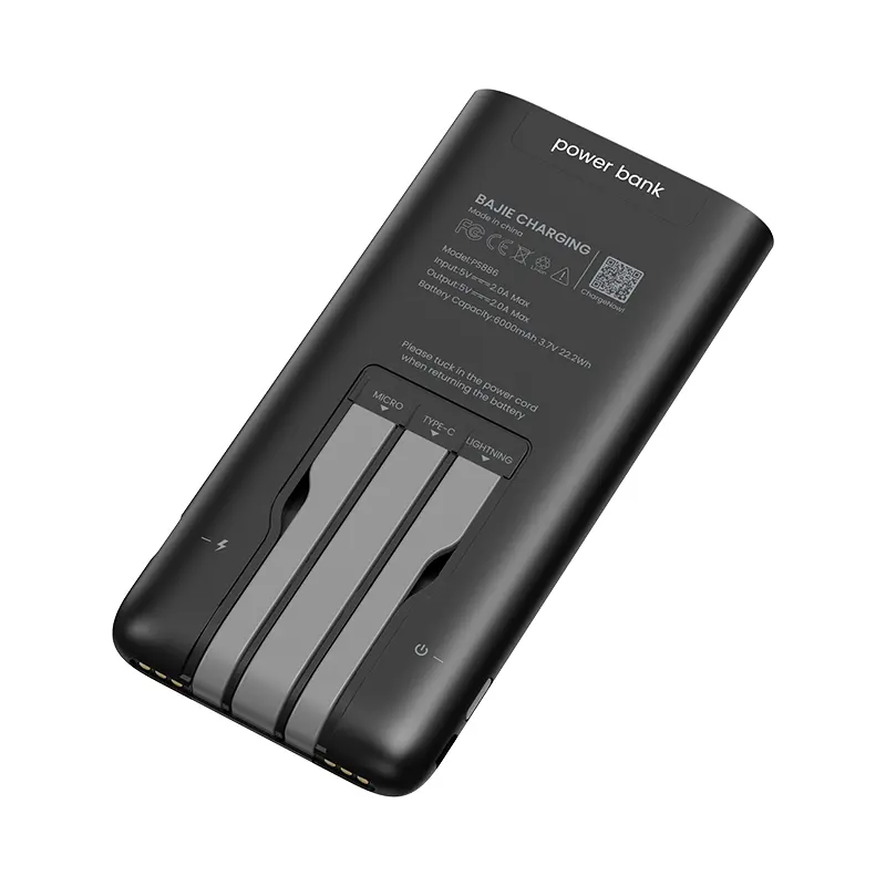 Nuovi prodotti condividono Power bank e Power Station per il noleggio del telefono caricatori cellulari condivisi a ricarica rapida 6000 mah per le imprese