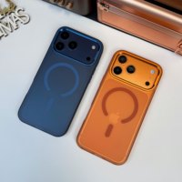 Casing Ponsel Magnetik Anti Guncangan Matte, Pelindung Kamera Anti Jatuh, Proteksi 360 Full Wrap Untuk iPhone 18 Pro Max