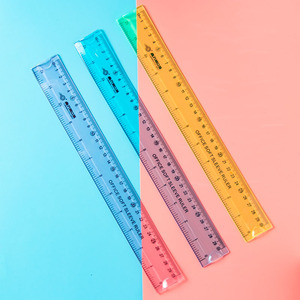 Chất Lượng Cao Văn Phòng Phẩm Học Sinh Tiểu Học 30Cm Linh Hoạt Và Có Thể Gập Lại Cai Trị Ý Nghĩa Nhựa Vẽ Mẫu Mềm Cai Trị - Product Image 2