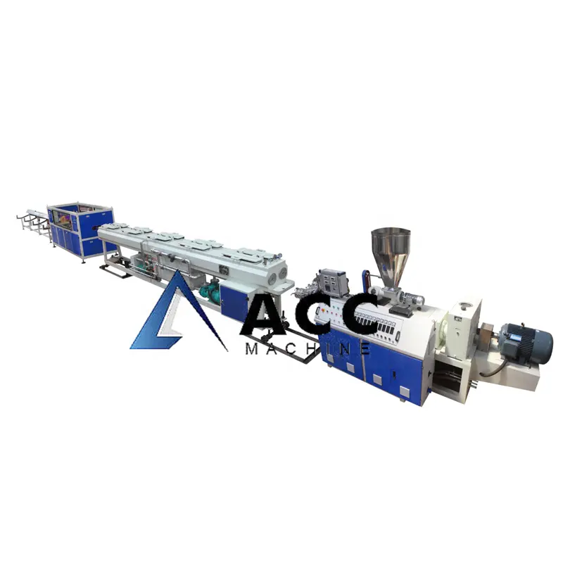 PVC Çift Çıkış Boru Boru Ekstrüzyon Makinesi/16-63mm PVC Boru Ekstrüzyon Yapma Makinesi