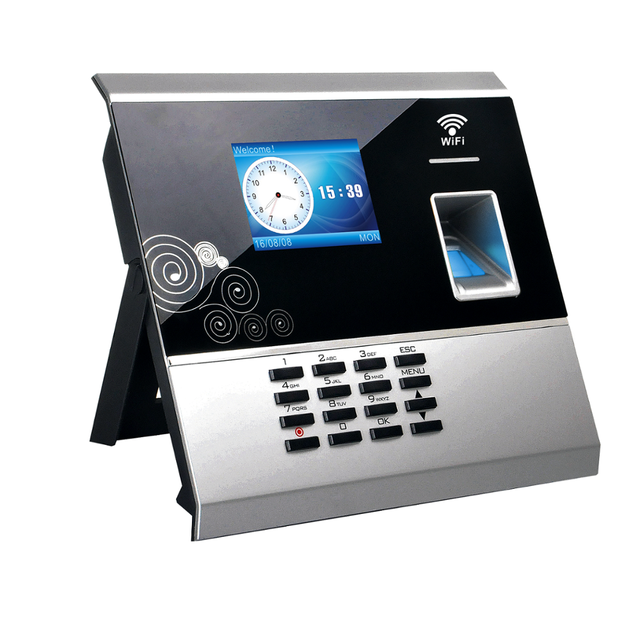 Workers Time Clock in Web Server Wifi Wireless Biometric Fingerprint Attendance System Employee Clocking Machine