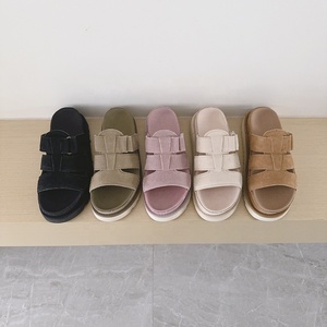 Nuevas <span class=keywords><strong>Sandalias</strong></span> Planas para <span class=keywords><strong>Mujer</strong></span>, Varios Colores, Estilo Uggs, Diseño Simple con Punta Abierta, para Playa - Product Image 6