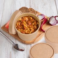 Solution d'emballage personnalisée OEM ODM pour desserts glacés durables, gobelet en papier jetable pour crème glacée avec couvercle en papier