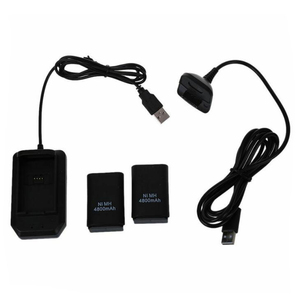 4800mAh Rechargeable Battery Pack and Rechargeable Cable <strong>Kit</strong> for <strong>Xbox</strong> 360 <strong>Controller</strong> USB <strong>Charging</strong> <strong>Kit</strong> Battery Pack - Product Image 2