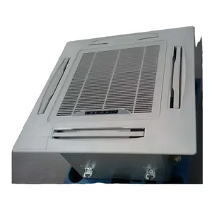 China chilled water four way cassette fan coil unit for Office ceiling mounted air conditioning FCU