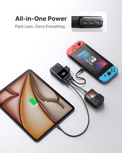 <span class=keywords><strong>Cargador</strong></span> Portátil Ultra Mini INIU de 10000mAh, Carga Rápida de 45W, Doble USB-C/USB-A, Pantalla Digital, Banco de Energía de Viaje Seguro para Vuelos - Product Image 4