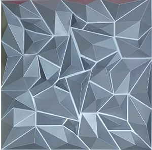 Panneau mural 3D en PVC diamanté 50x50cm, moderne, imperméable, ignifuge, avec design graphique pour l'intérieur des appartements, du commerce et de la maison - Product Image 5