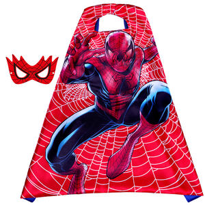 Cape de déguisement pour enfants à imprimé dessin animé Halloween Heroes Spider <span class=keywords><strong>Super</strong></span>-héros Équipe Beauté - Product Image 2