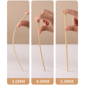 Barbekü Bambu Çubukları Büyük Bambu Barbekü Ahşap Çubuk Şiş 40 Uzun Sosisli Sandviç Bambu Barbekü Çubukları - Product Image 4