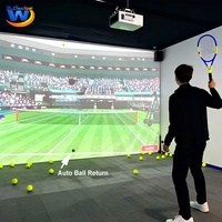 Simulador de Pared de Tenis Interactivo con IA, Análisis de Rendimiento en Tiempo Real y Oponente Virtual para Clubes, Gimnasios y Entrenamiento en Casa