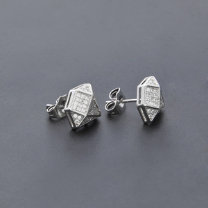 Orecchini a Perno Quadrati Semplici per Donne, Accessori per Orecchie alla Moda per Uso Quotidiano - Product Image 3