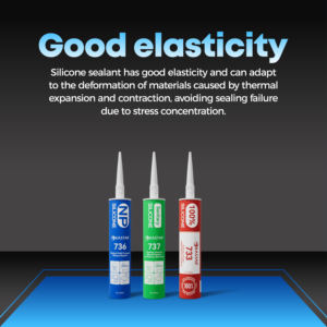 Gratis sampel putih tembus hitam konstruksi Caulking penggunaan GP silikon Sealant pabrik harga murah - Product Image 5