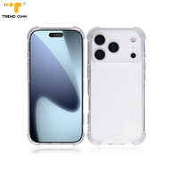Coque de téléphone transparente en TPU durable et innovante, anti-chute aux quatre coins, pour iPhone 11 12 13 14 15 16 17 Pro Max