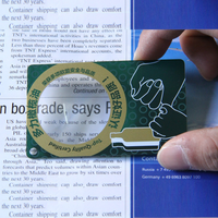 Custom PVC Handmade Fashionable Reading Wallet Credit Card Sized Magnifiers with 3X Fresnel Lens for Promotion
