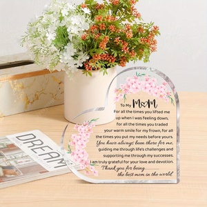 Panneaux <span class=keywords><strong>de</strong></span> table en acrylique personnalisés Décoration <span class=keywords><strong>de</strong></span> bureau <span class=keywords><strong>pour</strong></span> mariages Cadeaux d'<span class=keywords><strong>anniversaire</strong></span> et <span class=keywords><strong>de</strong></span> remerciement <span class=keywords><strong>de</strong></span> <span class=keywords><strong>maman</strong></span> Idées faites à la main <span class=keywords><strong>de</strong></span> <span class=keywords><strong>maman</strong></span> - Product Image 2