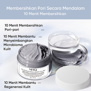 Soins de la peau naturels <span class=keywords><strong>acide</strong></span> <span class=keywords><strong>glycolique</strong></span> Spa pores propres en profondeur réduire les points noirs exfolier et détoxifier le <span class=keywords><strong>masque</strong></span> de boue d'argile volcanique d'Alaska pour l'acné - Product Image 2