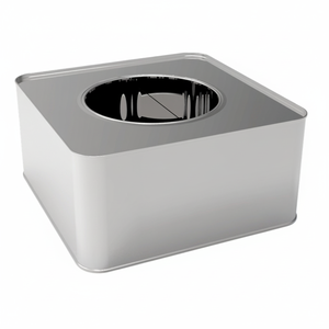 กระป๋องทรงสี่เหลี่ยมภาชนะโลหะดองมะกอก6 LT 232x232x115มม. 6 LT - Product Image 2