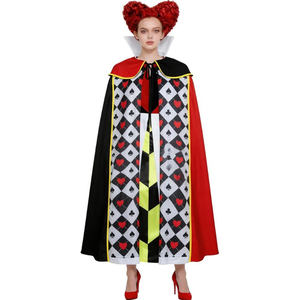 Nuevo Vestido <span class=keywords><strong>de</strong></span> <span class=keywords><strong>Reina</strong></span> <span class=keywords><strong>de</strong></span> Corazones, <span class=keywords><strong>Disfraz</strong></span> Divertido <span class=keywords><strong>de</strong></span> <span class=keywords><strong>Reina</strong></span> del Póker para Fiesta, Actuación o Halloween - Product Image 2