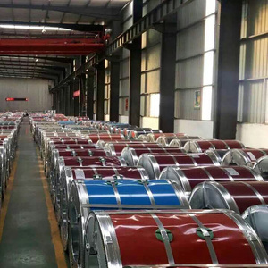 โรงงาน CHUANGCAI ประเทศจีน ผลิตเหล็กม้วนเคลือบสีกันสนิม Z41-Z60 สี RAL พร้อมบริการตัด เชื่อม พับ และขึ้นรูป สำหรับแผ่นหลังคา - Product Image 1